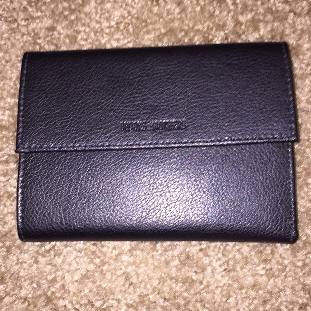 Brooks Brothers Black Leather Wallet, NWT.